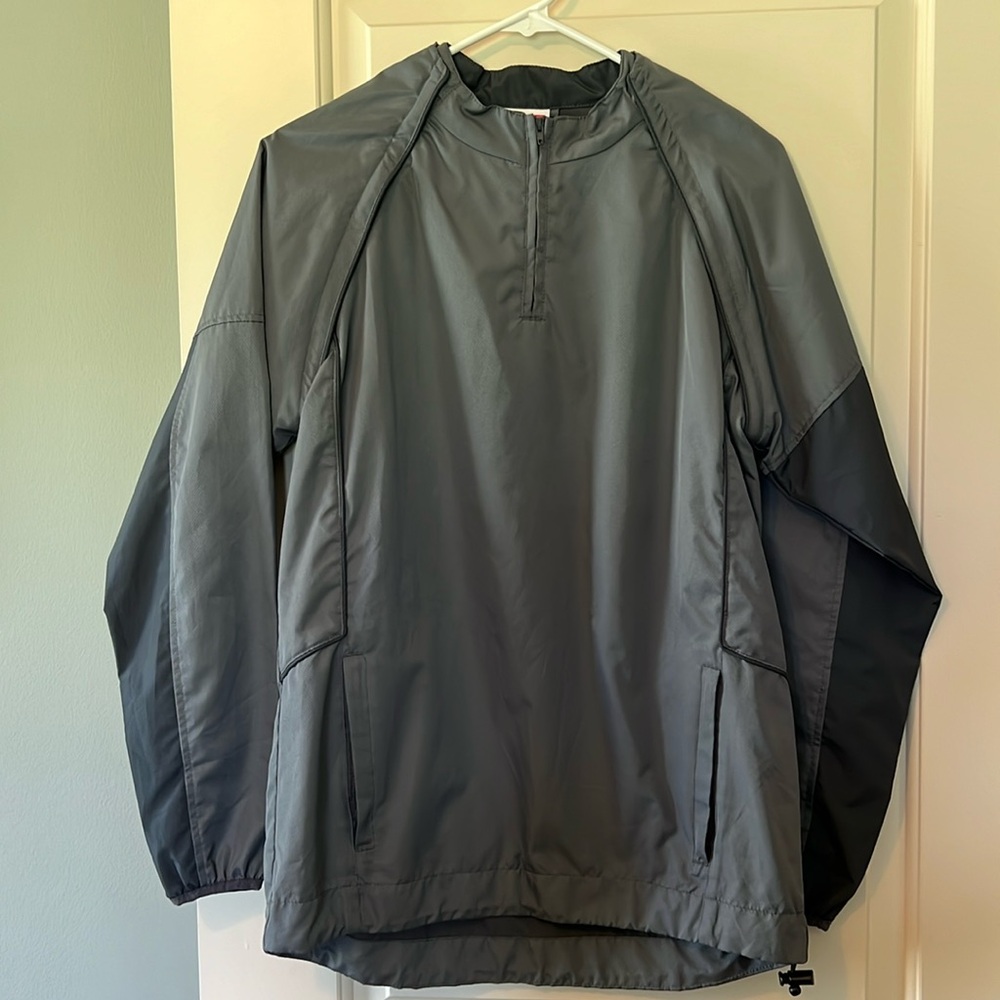 Rawlings Men’s Large Gray Windbreaker pullover